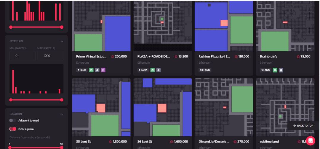 decentraland parcel